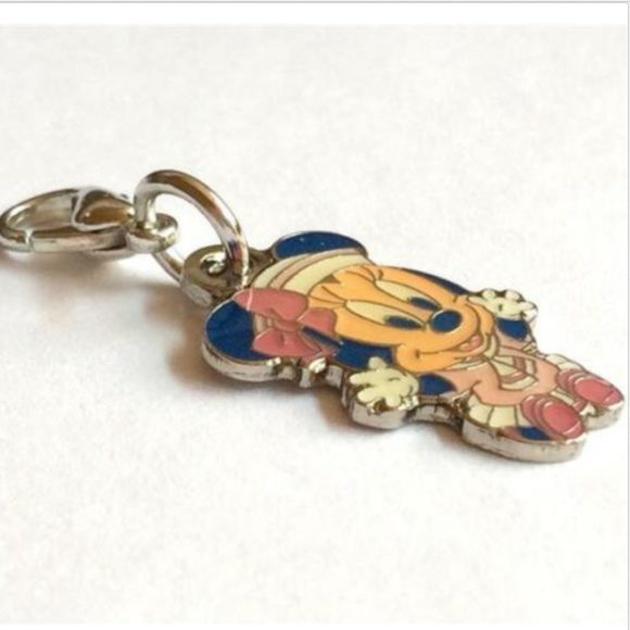 Disney Minnie Mouse Charm Clip Bracelet ZipperPull - Picture 3 of 9